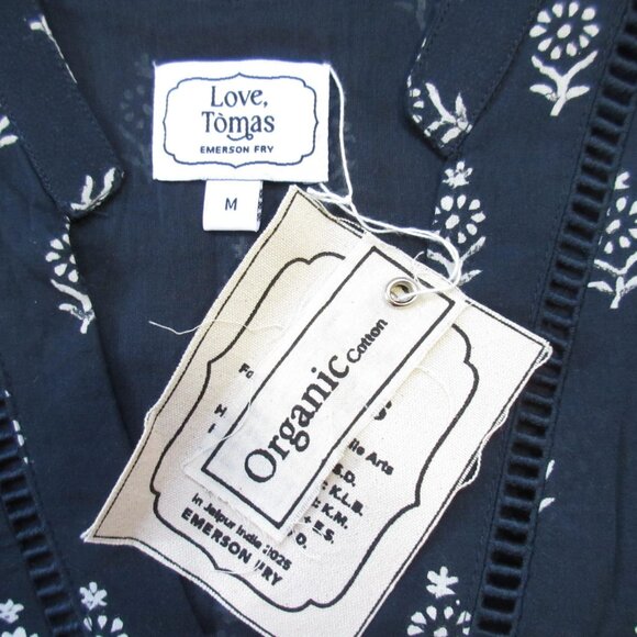 NWT Emerson Fry Love, Tomas Frances in Marguerite Block Printed Dress M - Picture 7 of 7